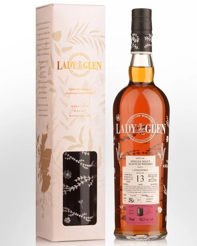 2011LadyoftheGlenLongmornSingleCask#172113YearOldCaskStrengthSingleMaltScotchWhisky(700ml)