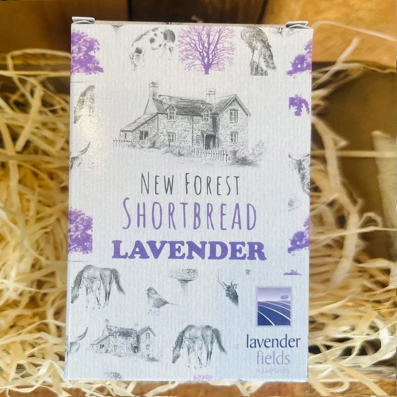 NewForestShortbreadLavenderShortbreadGiftbox140g