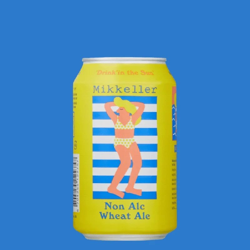 Mikkeller‘DrinkintheSun’AlcoholFreePaleAleCan(0.3%ABV)