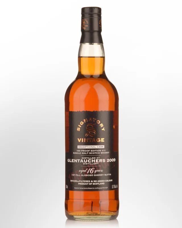 2009SignatoryVintageGlentauchers16YearOld100ProofEdition#11ExceptionalCaskSingleMaltScotchWhisky(700ml)