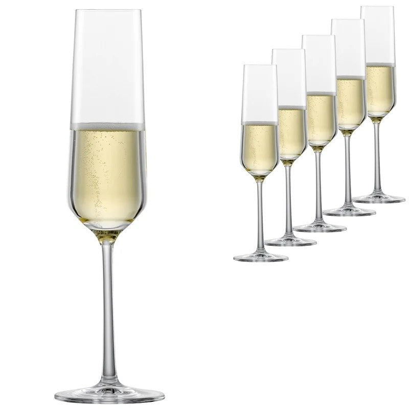 SchottZwieselPureChampagneGlasses/Flute–Setof6