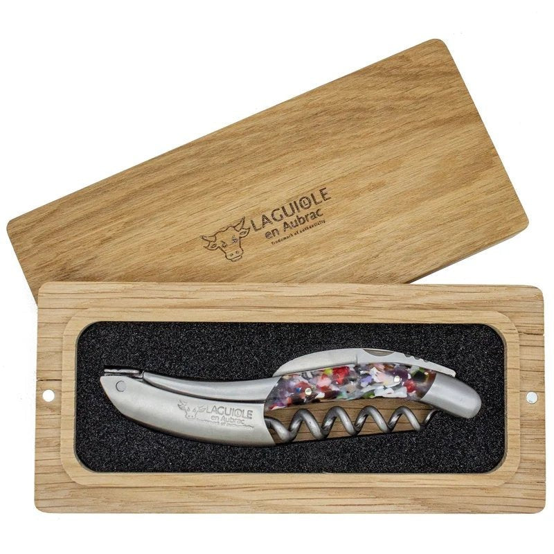 LaguioleenAubracSommelierCorkscrewHarlequinHandle