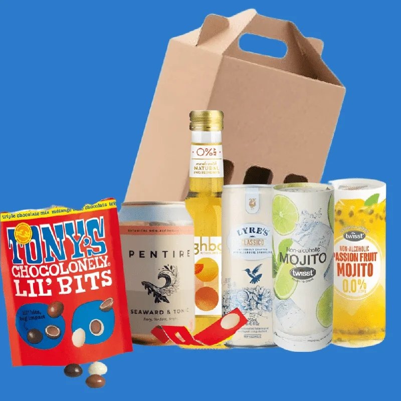 5Wine&CocktailGiftPackincludingTonysChocolonelyBallsinGiftBox