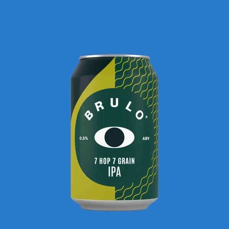 BRULO®7Hop7GrainAlcoholFreeDDHIPA|0.5%Vegan(330mlCan)