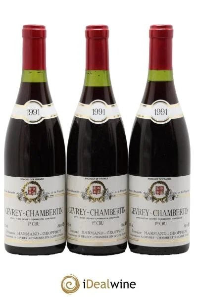 Gevrey-Chambertin1erCruHarmand-Geoffroy(Domaine)1991