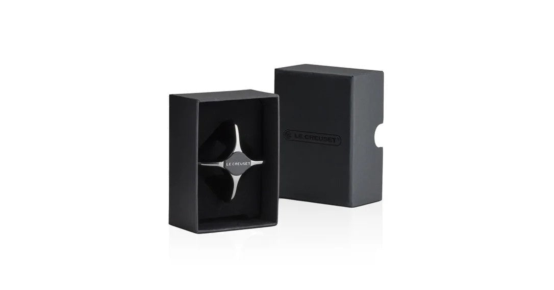 LeCreusetSparklingWineOpenerBlackNickelSW100