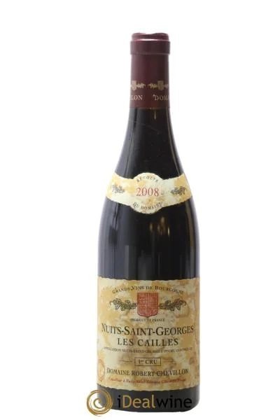 Nuits-Saint-Georges1erCruLesCaillesRobertChevillon2008