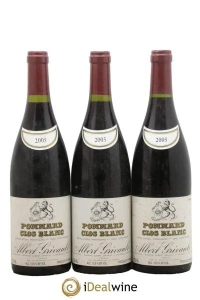 Pommard1erCruClosBlancAlbertGrivault2005