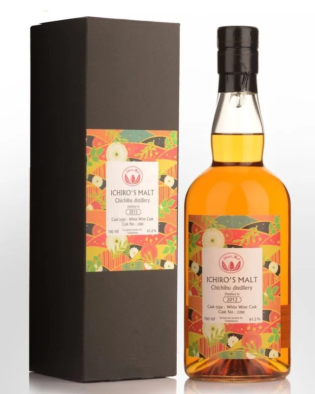 2012IchirosMaltChichibuWhiteWineCaskbottledforTakashimayaCaskStrengthSingleMaltJapaneseWhisky(700ml)