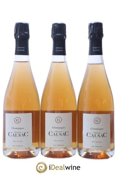 Champagne–ExtraBrut1erCruRoseDeCraieEtienneCalsac