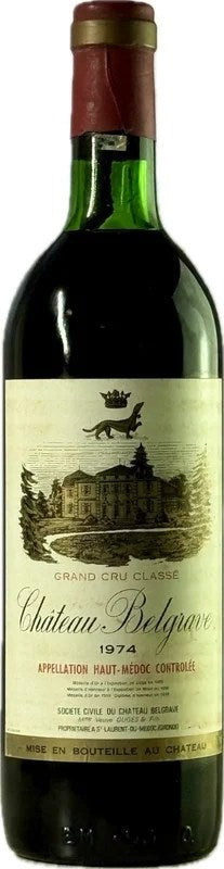 ChateauBelgrave,1974RedWine