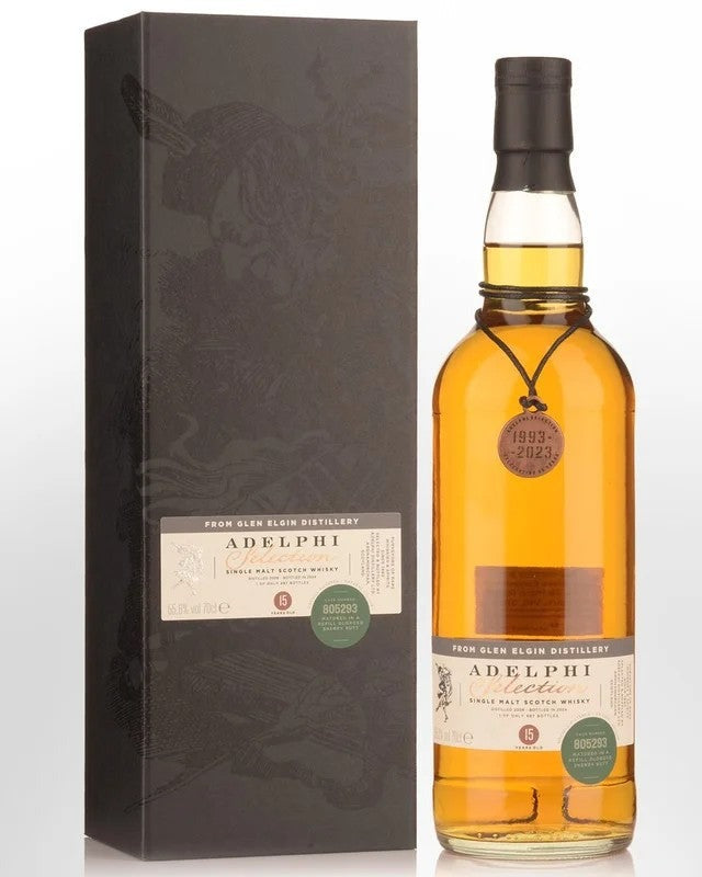 2008AdelphiGlenElgin15YearOldCaskStrengthSingleMaltScotchWhisky(700ml)