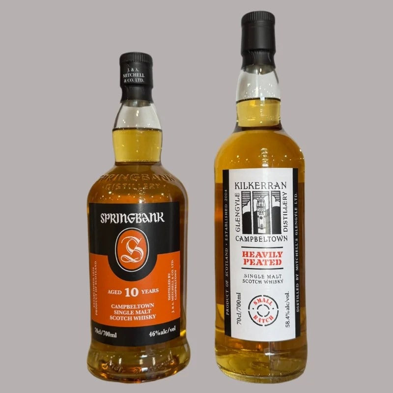 Springbank10yr&KilkerranHeavilyPeatedBatch12Duo