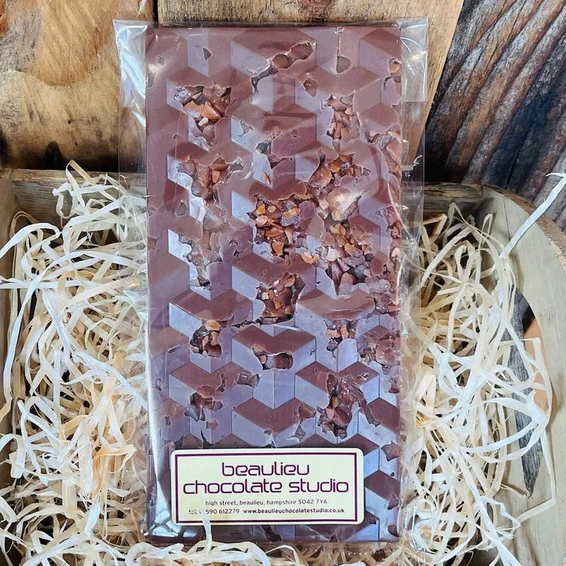 BeaulieuChocolateStudioHandmadeMilkChocolateSeaSaltCaramelBar80g