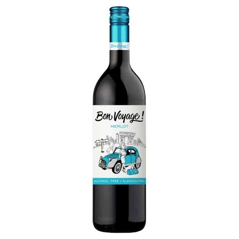 BonVoyageMerlotAlcoholFree|LesGrandsChais|Merlot|France