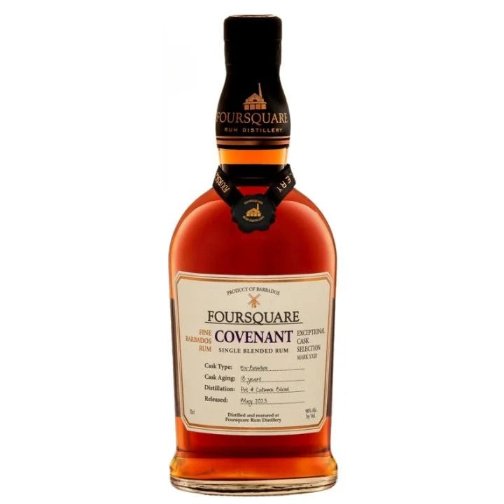 FoursquareCovenantSingleBlendedRum18YO(70cl,58%)