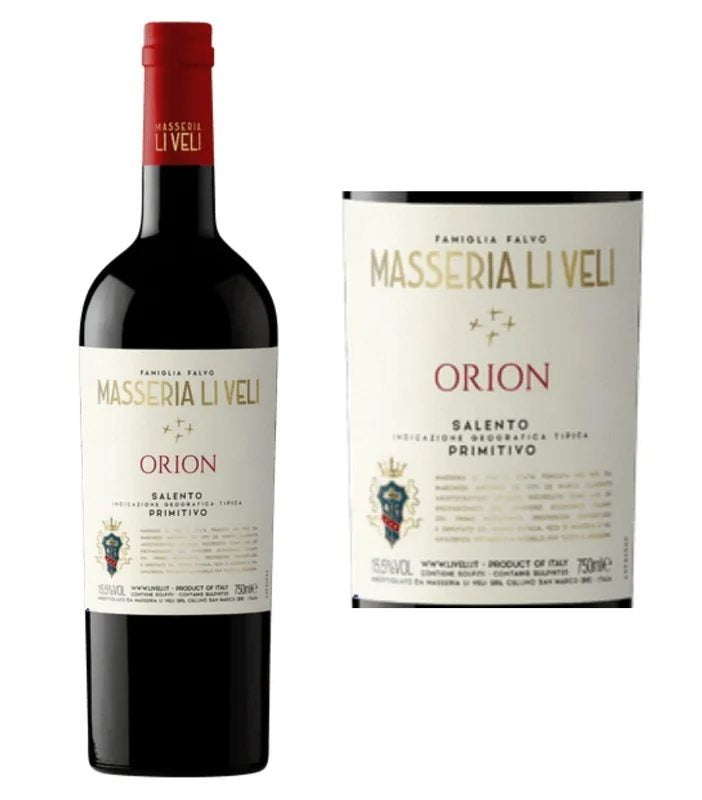 REMAININGSTOCK:LiVeliOrionPrimitivo2023(750ml)