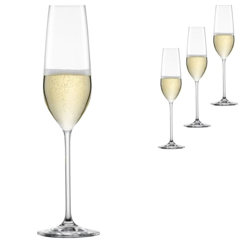 SchottZwieselFortissimoChampagneGlasses/Flute–Setof4