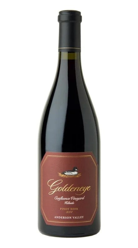 2014GoldeneyeAndersonValleyPinotNoirConfluenceVineyard–Hillside