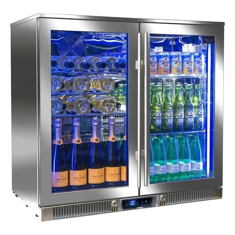 Blastcool–OutdoorFridge–DoubleDoor–GlassDoor–XP2-870