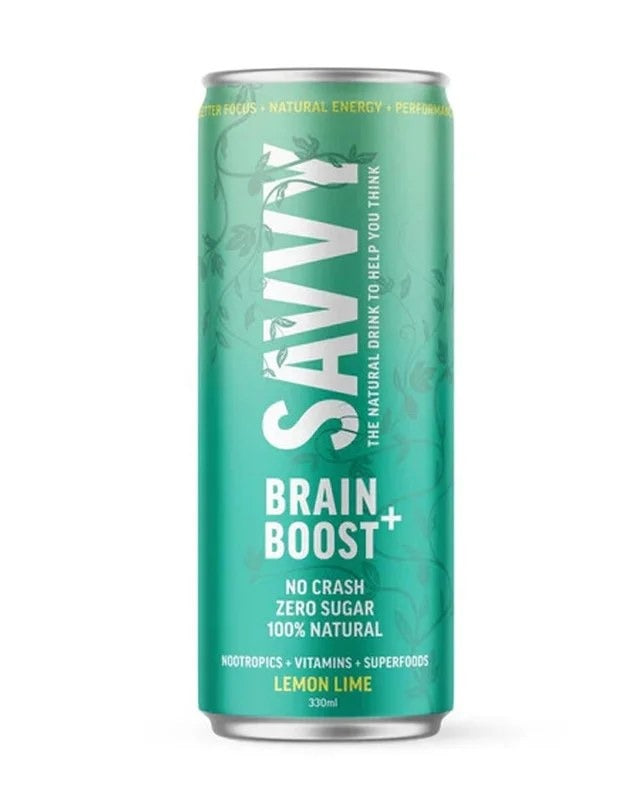 SavvyBrain+BoostLemonLime330ml