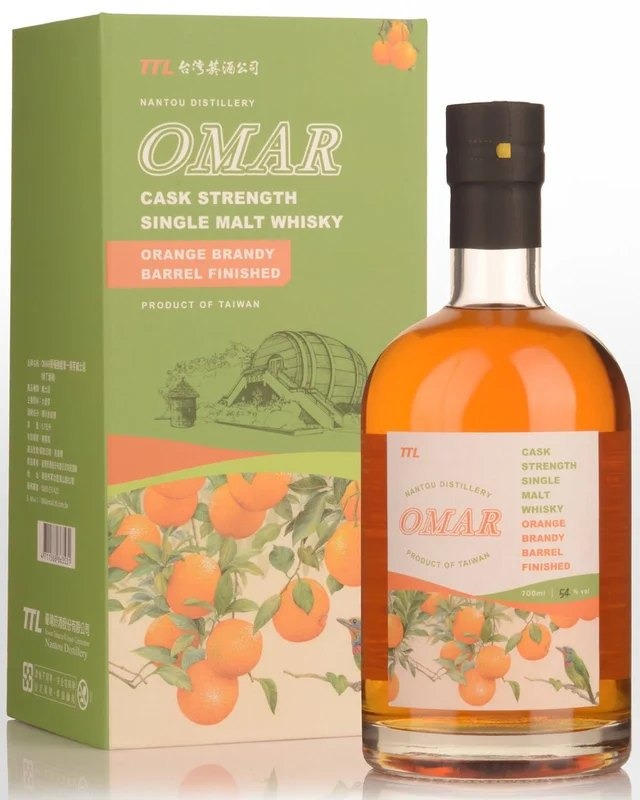 NantouDistilleryOmarOrangeBrandyBarrelFinishCaskStrengthSingleMaltTaiwaneseWhisky(700ml)