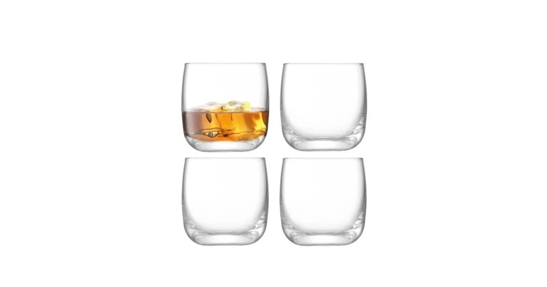 LSABoroughTumblers–Clear300mlx4