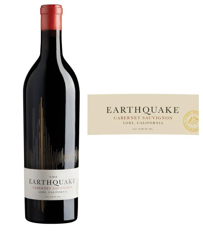 DAMAGEDLABEL:EarthquakeCabernetSauvignonbyMichaelDavid(750ml)