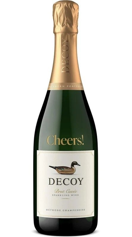 DecoyBrutCuvéeSparklingWineEtchedCheers!