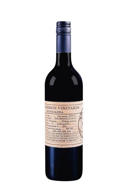 DAMAGEDLABEL:MerkinVineyardsChupacabraRed2022(750ml)