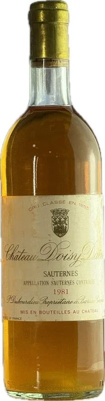 ChateauDoisyDaene,1981SweetWine