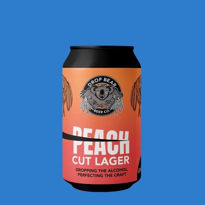 DropBearBeerPeachCutLager(0.5%ABV)