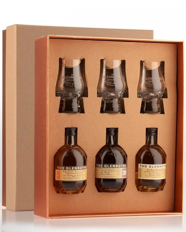 GlenrothesSecretsWhiskyTasterPack(3x100mlplusGlasses)