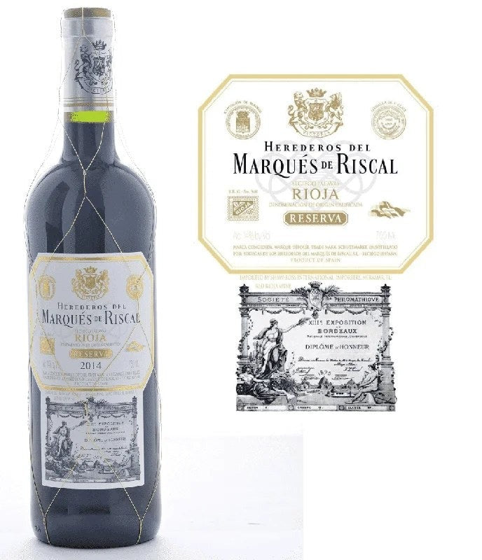 DAMAGEDLABEL:MarquesdeRiscalRiojaReserva2019(750ml)