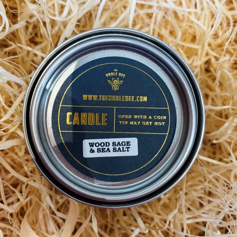 NobleBeeWoodSage&SeaSaltBeeswax&CoconutWaxCandle