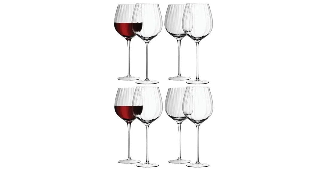 LSAAureliaRedWineGlasses–ClearOptic660ml(Setof8)