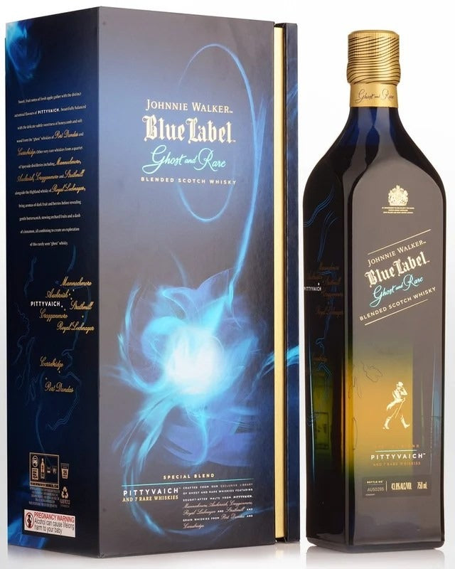 JohnnieWalkerBlueLabelGhostandRarePittyvaichBlendedScotchWhisky(750ml)