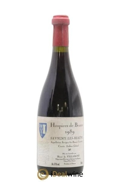 Savigny-lès-BeauneCuvéeArthurGirardHospicesdeBeauneHenryDeVillamont1989