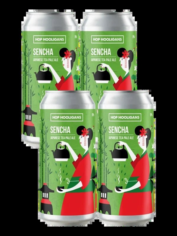 HopHooligansSenchaTeaPaleAle11P4x500ml