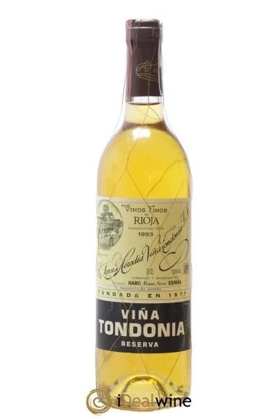 RiojaDOCAReservaVinaTondoniaR.LopezdeHeredia1993