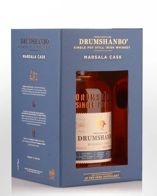 DrumshanboMarsalaCaskSinglePotStillIrishWhiskey(700ml)