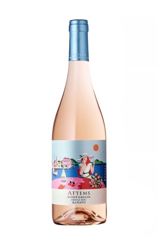 AttemsPinotGrigioRamatoRose2022–750ML