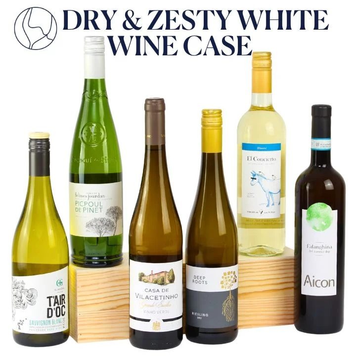 DryandZestyWhite6bottlecase(FREEDeliveryonthisCase)