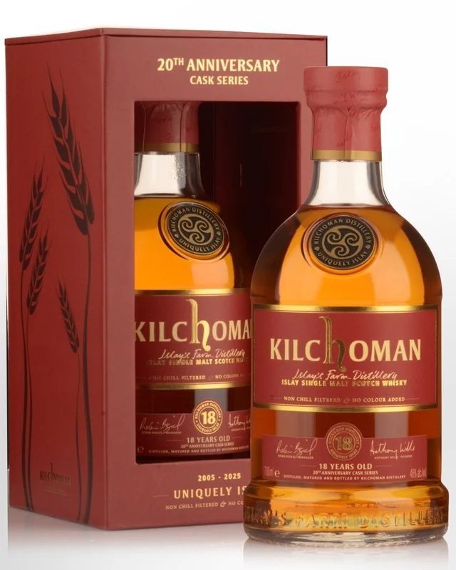 Kilchoman18YearOld20thAnniversaryCaskSeriesEx-BourbonBarrelsSingleMaltScotchWhisky(700ml)