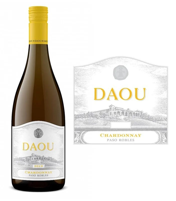 DAMAGEDLABEL:DAOUVineyardsPasoRoblesChardonnay2022(750ml)