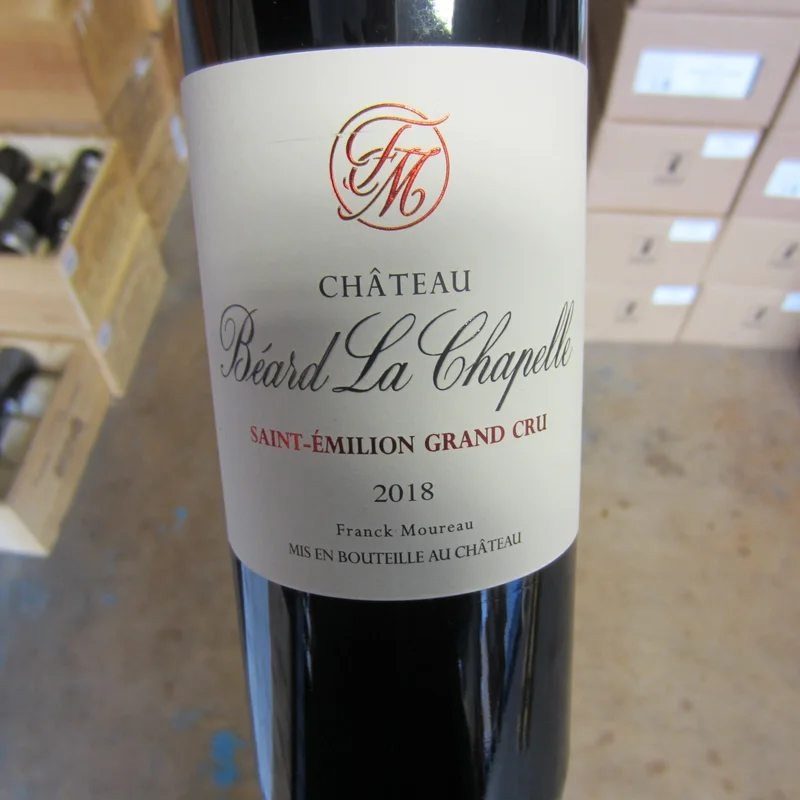 ChateauBeardLaChapelle2018GrandCruStEmilion