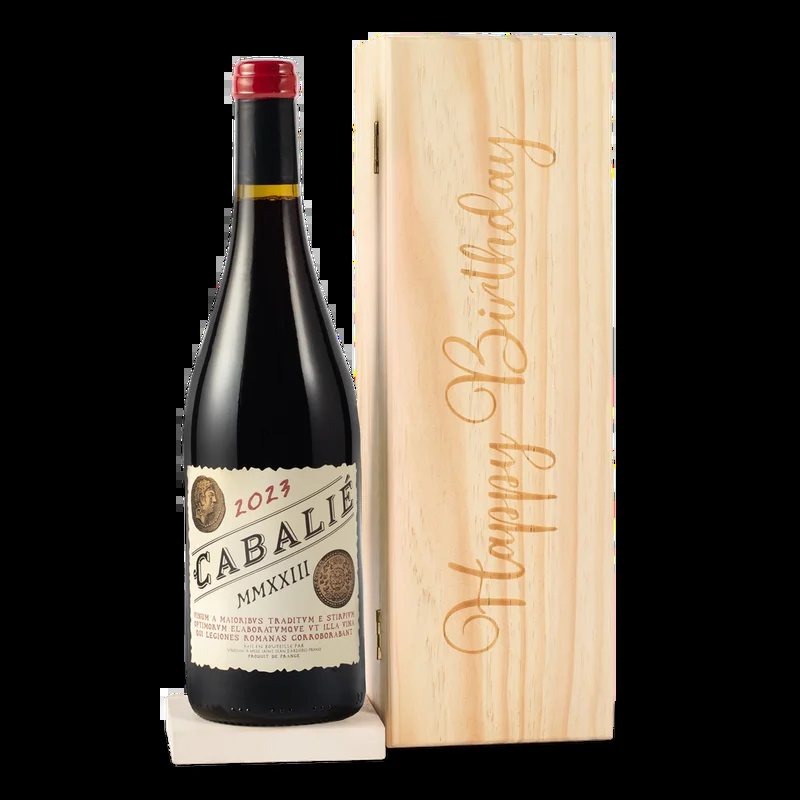 HappyBirthdayRedWineInWoodenGiftBox