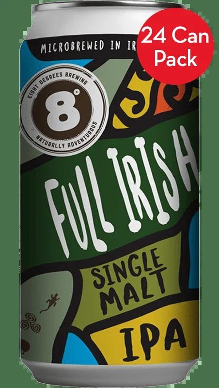 EightDegreesFullIrish24Pack44clCans
