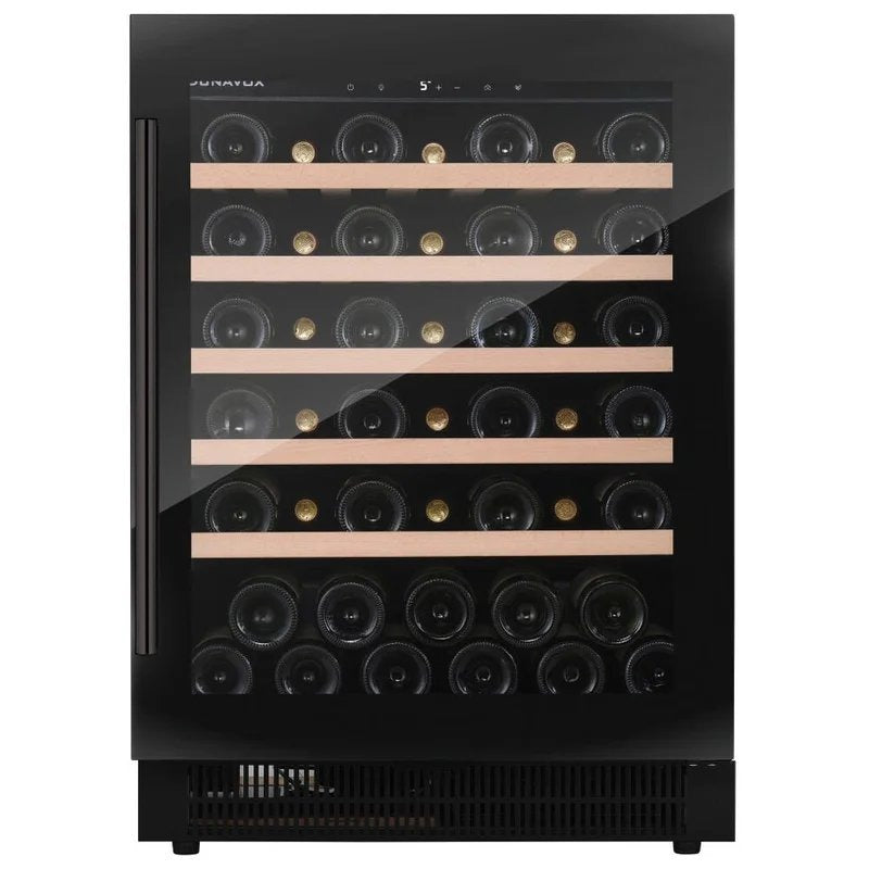 DunavoxFLOW-46–600mm–46Bottle–BuiltInUndercounterWineFridge–DAUF-46.138B