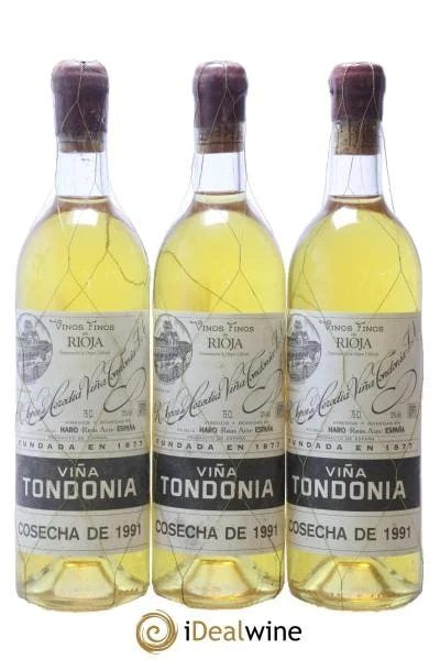 RiojaGranReservaBlancoVinaTondoniaR.LopezdeHeredia1991